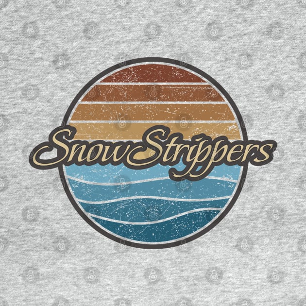 Snow Strippers Retro Waves by North Tight Rope